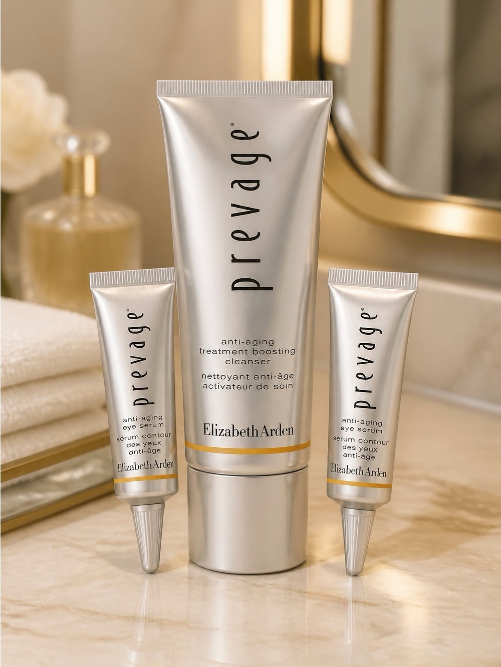 Elizabeth Arden Prevage Anti-Aging Treatment Boosting Cleanser in Silver